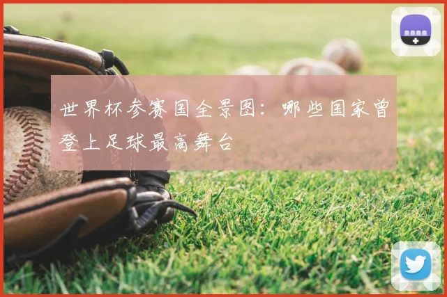 世界杯参赛国全景图:哪些国家曾登上足球最高舞台