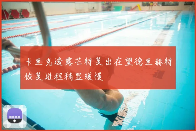 卡里克透露芒特复出在望德里赫特恢复进程稍显缓慢